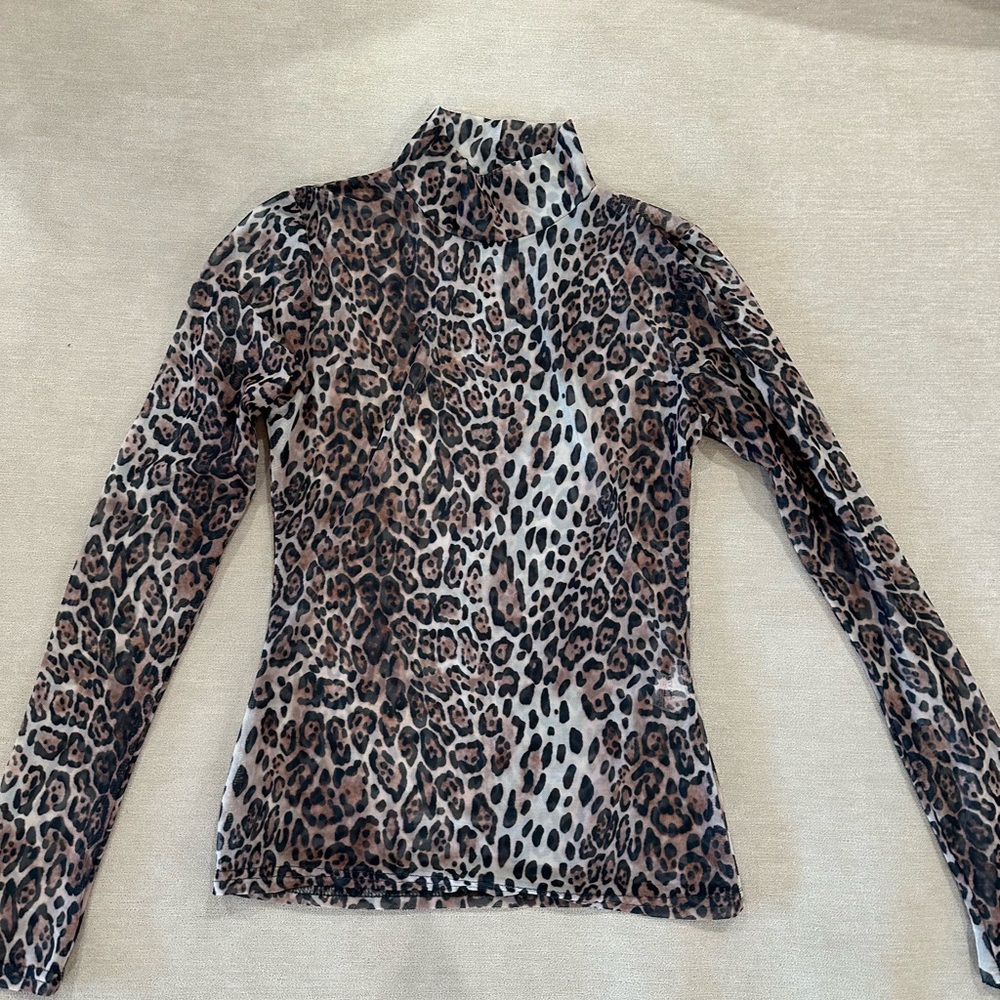 Mesh Leopard Top!